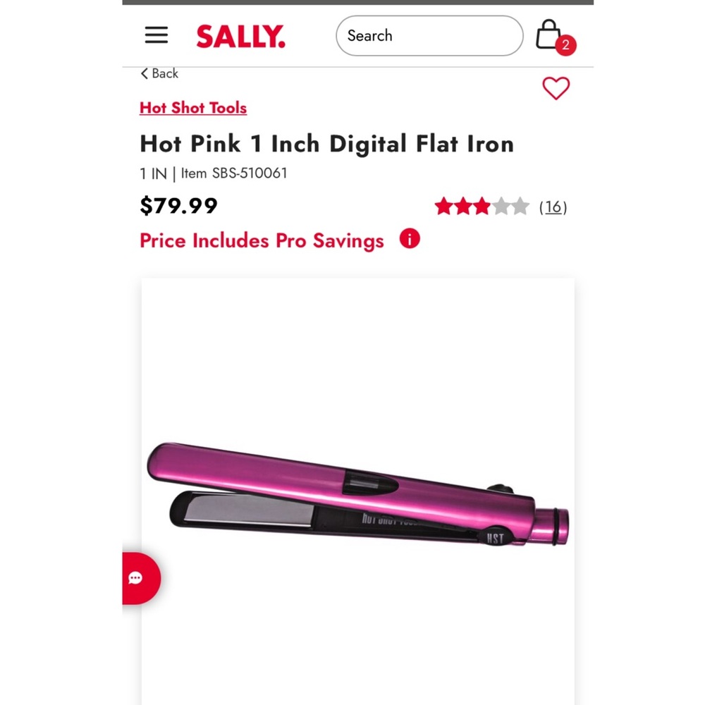 Flat iron